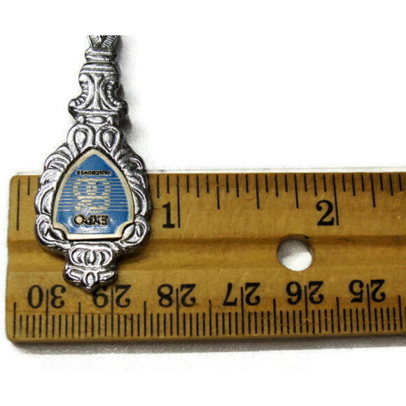 Vintage "Expo 86" Souvenir Collector Spoon Vancouver Canada Stainless - Picture 6 of 9